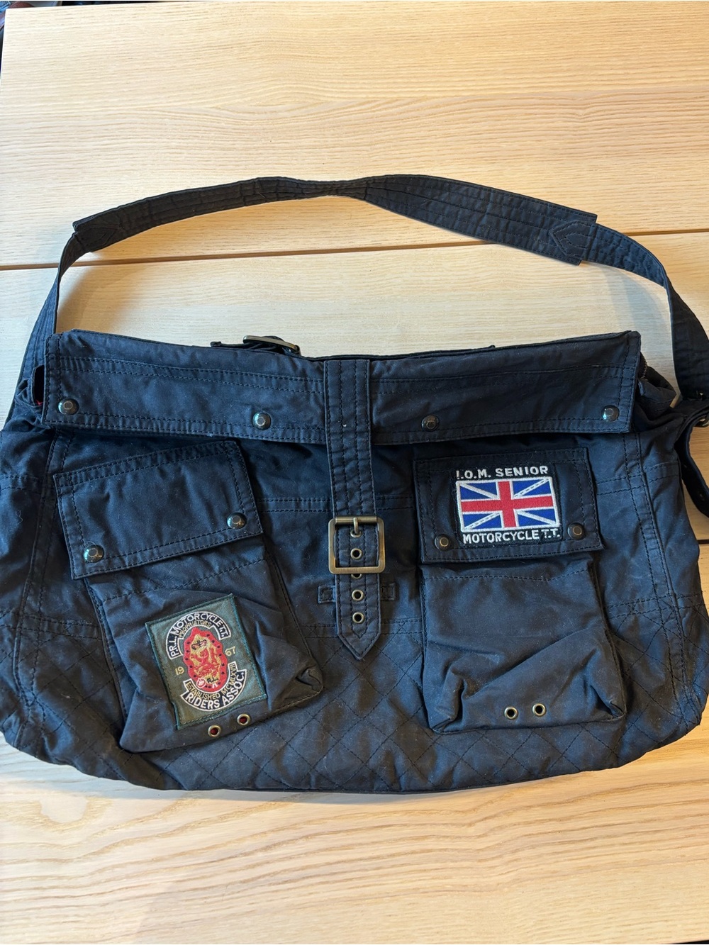 Vintage! Rare! POLO RALPH LAUREN military messenger bag! - Picture 2 of 13